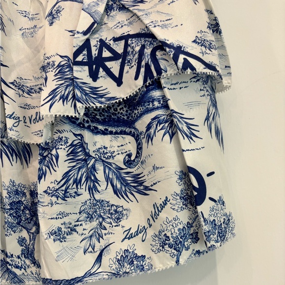 Zadig & Voltaire Printed Ruffled Skirt - Picture 9 of 11